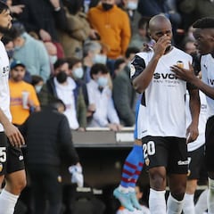 El Valencia de Bordalas ha encajado 23 goles...¡En tan solo 81 minutos!