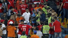 Incidentes en la tribuna demoraron el DIM vs Cali