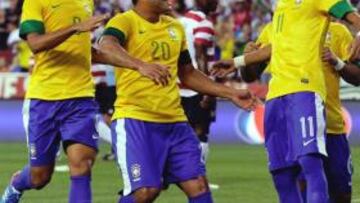 Neymar volvió a convertirse en la referencia de Brasil en ataque ante Estados Unidos.