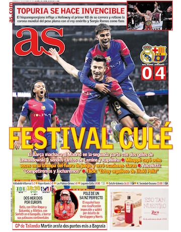 Las portadas de AS de octubre