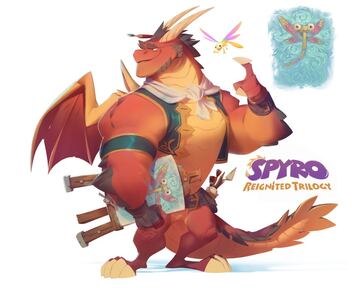 El arte de Spyro Reignited Trilogy