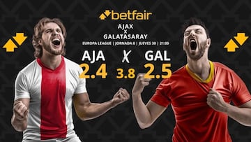 AFC Ajax vs. Galatasaray: horario, dónde ver, pronósticos y clasificación