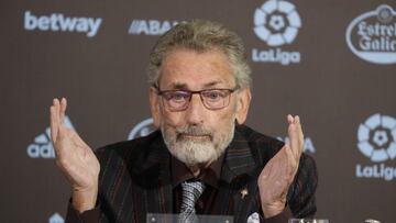 Carlos Mouriño durante una rueda de prensa.