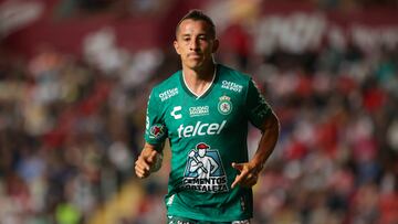 Andres Guardado of Leon during the 12th round match between Necaxa and Leon as part of the Liga BBVA MX, Torneo Clausura 2025 at Victoria Stadium, on March 14, 2025 in Aguascalientes, Mexico.
