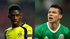 El día que Dembélé halagó al ‘Chucky’ Lozano en redes