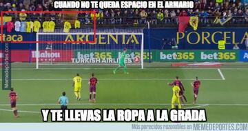 Los mejores memes del Villarreal-Barcelona