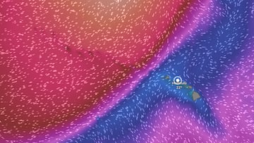 Olas gigantes llegando a Hawái