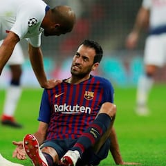 Busquets y la fatiga: ya lleva más de 1.000' este curso