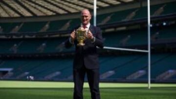 El capitán inglés Lawrence Dallaglio en Twickenham.