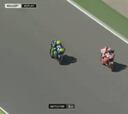 Pedrosa, contra Rossi por el cerrojazo: "No ha estado bien"