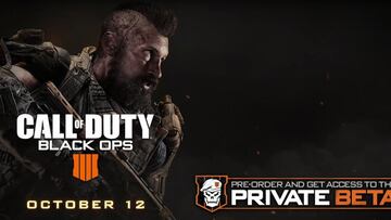 Call of Duty: Black Ops 4 tendrá beta cerrada