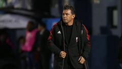 BUENOS AIRES, ARGENTINA - AUGUST 27: Marcelo Gallardo coach of River Plate walks the field during a match between Tigre and River Plate as part of the Liga Profesional 2022 at Jose Dellagiovanna on August 27, 2022 in Buenos Aires, Argentina. (Photo by Daniel Jayo/Getty Images)