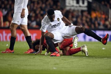 Marcelo y Geoffrey Kondogbia.