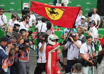 Vettel fue el ganador de la carrera. Le acompañaron en el podio Bottas y Verstappen.
