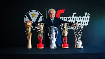 Massimo Zanetti, presidente de la Virtus Bolonia italiana.