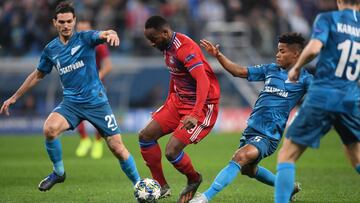 Con Barrios, Zenit vence a Lyon y sigue vivo en la Champions