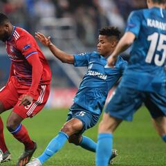 Con Barrios, Zenit vence a Lyon y sigue vivo en la Champions