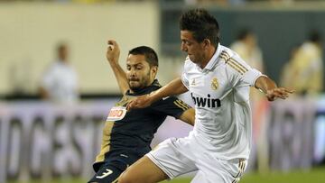 Juan Diego Gonz&aacute;lez durante un partido con Philadelphia Union ante Real Madrid.