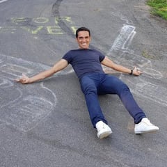 Contador vuelve al Angliru y topa con dos pistolas