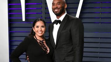 Vanessa Laine Bryant y Kobe Bryant en Vanity Fair Oscar Party, Beverly Hills, California. Febrero 24, 2019.