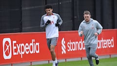 Luis Díaz corre de nuevo en campo y Liverpool celebra