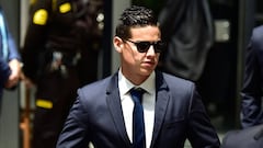 El centrocampista colombiano del Real Madrid, James Rodr&iacute;guez.