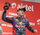 Vettel se une al selecto club de Schumacher, Fangio y Prost