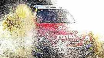 <b>A TOPE.</B> Las buenas prestaciones del madrileño, a espaldas de Rovanpera, protagonistas.