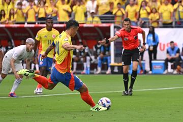 James y su cobro de penal ante Panamá.