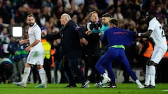 Tras unos segundos de mucha tensión, Dani Carvajal se marchó rumbo a los vestuarios y Arnau Tenas a la celebración. Esta fue la única tangana del partido, pero no el único episodio caliente. 