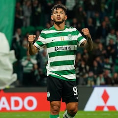 Doblete de Luis Suárez en goleada de Sporting ante AVS