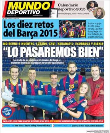 Portadas de la prensa deportiva