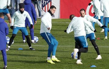 El Atlético se prepara para recibir al Borussia Dortmund
