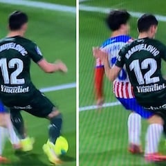 El Leganés, indignado por el penalti no señalado sobre Lazar