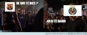 Los mejores memes del empate del Barça ante el Villarreal