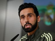 Arbeloa, entrenador del Real Madrid.