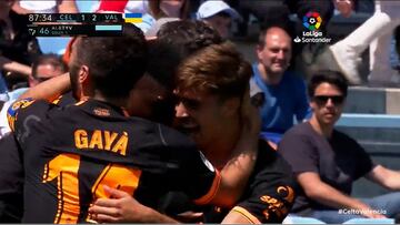 El Valencia ahogándose y rozando el 90′ aparece otro canterano: el gol de Marí que es media vida
