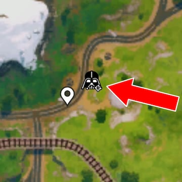 fortnite darth vader star wars ubicacion mapa