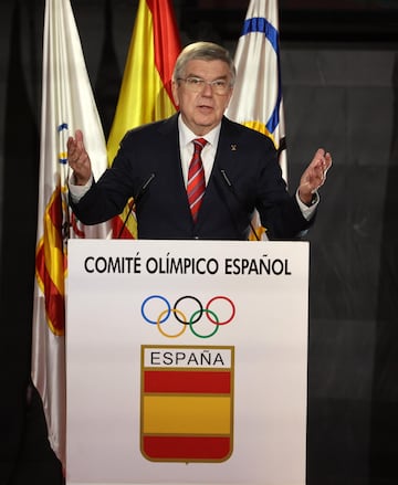 Thomas Bach, presidente del Colmité Olímpico Internacional.