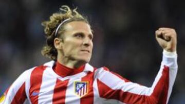 <b>GOL. </b>El delantero espera marcar goles con Manzano en el banquillo del Atlético.