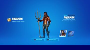 Desbloqueamos el skin Aquaman por completar sus cinco desaf&iacute;os