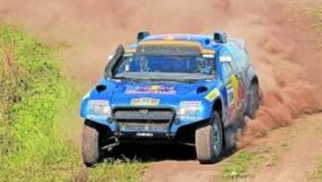 <b>SIN RIVALES. </b>Los Volkswagen dominan la Ruta de la Seda.