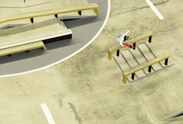 Espectacular imagen aérea de Torey Pudwill, que se coló en la final pero acabó en el quinto lugar de la SLS Super Crown 2017.