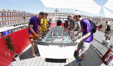 Ambiente de Champions en las calles de Madrid