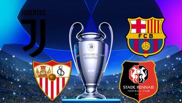 Champions: Ver online el Juventus - Barcelona y el Sevilla - Rennes