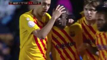 El gol de Dembélé para resucitar al Barça en Copa del Rey