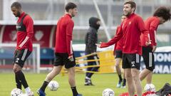 Entrenamiento de Osasuna en Tajonar