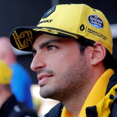 Sainz, motivado, pese a una infección en un ojo