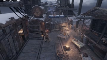 Puente en el nivel El Volga de Metro Exodus