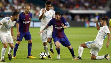 29/07/17 GIRA PRETEMPORADA USA MIAMI PARTIDO INTERNATIONAL CHAMPIONS CUP
 REAL MADRID - BARCELONA
 MESSI CASEMIRO